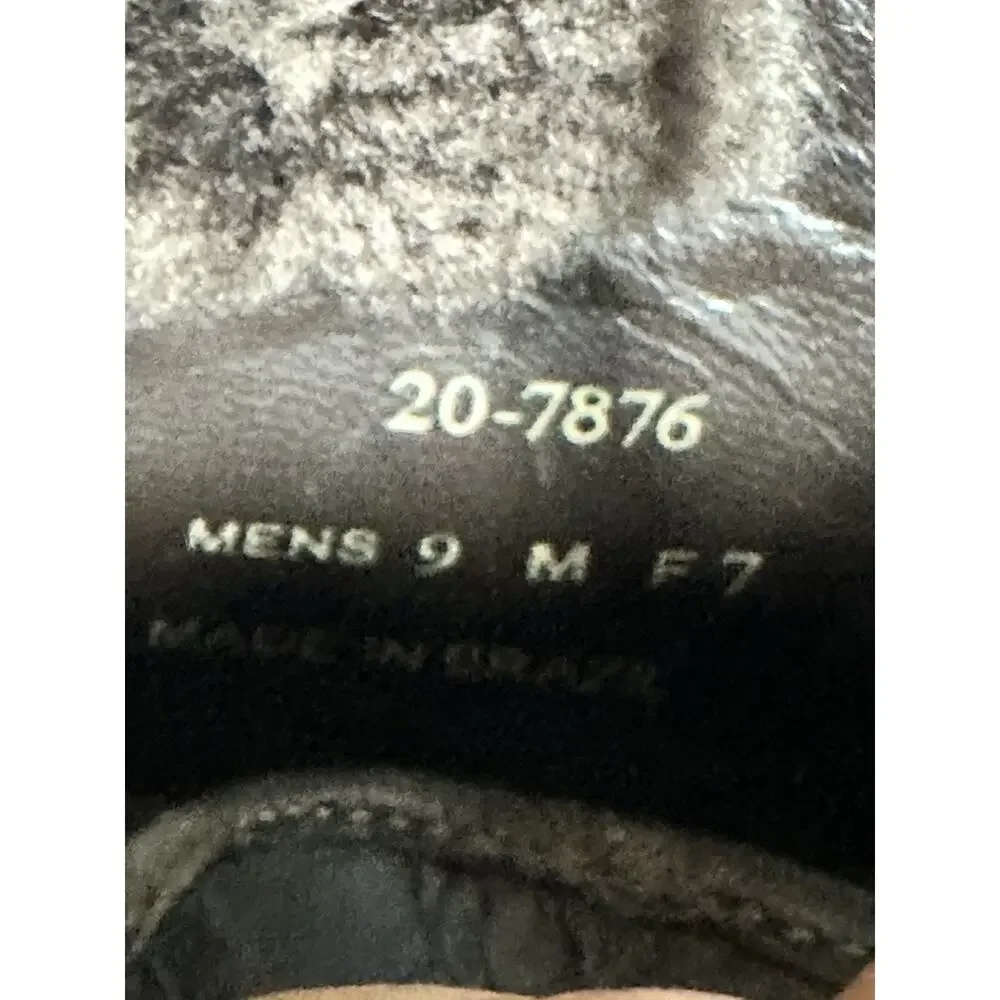 Johnston & Murphy Jennings Shearling Lined Wingtip Boots Mens 9 M Brown Leather